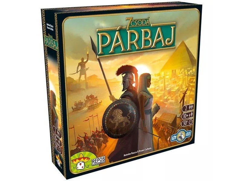 7 Csoda: Párbaj társasjáték doboz - 2 játékos