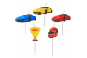 Autóversenyzős gyertyák (5 db)