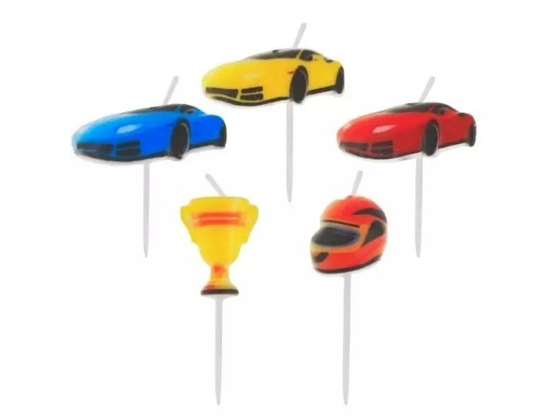 Autóversenyzős gyertyák (5 db)