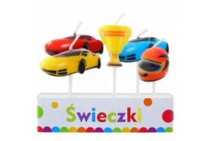 Autóversenyzős gyertyák (5 db)
