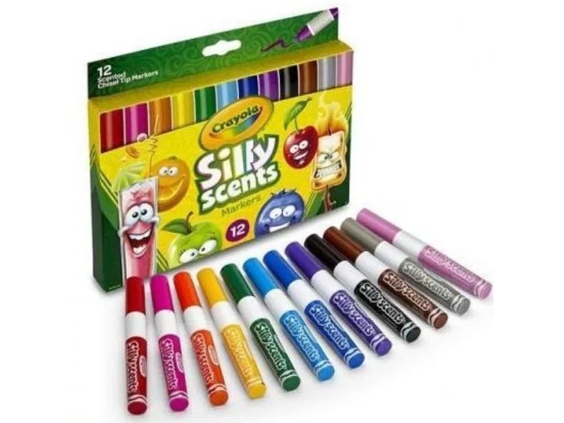 Crayola Silly Scents 12 db illatos filctoll készlet