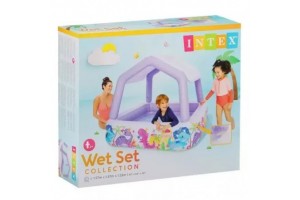 Intex gyermek pancsoló árnyékolóval 157x157x122 cm