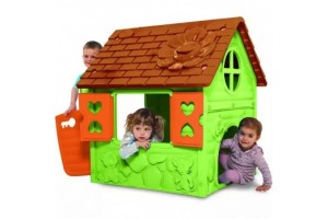 Első házam kerti játszóház - zöld (98×90×106 cm)