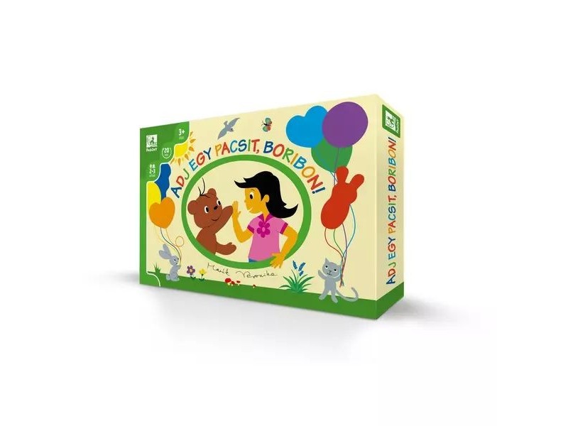 Adj egy pacsit, Boribon! – könyvborító