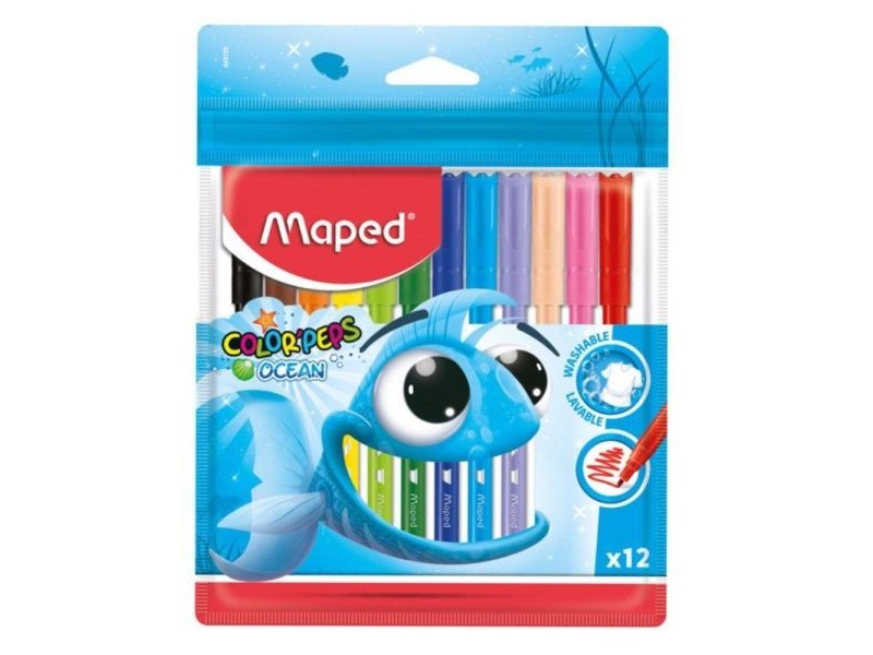 MAPED Color Peps Ocean 12 db kimosható filctollkészlet
