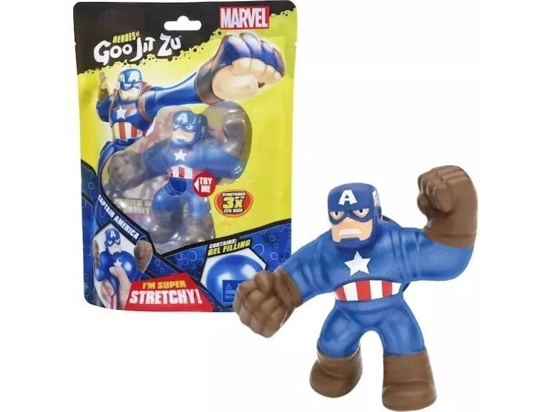Goo Jit Zu Amerika Kapitány nyújtható akciófigura