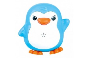 Playgo kék vízspriccelő pingvin fürdőjáték