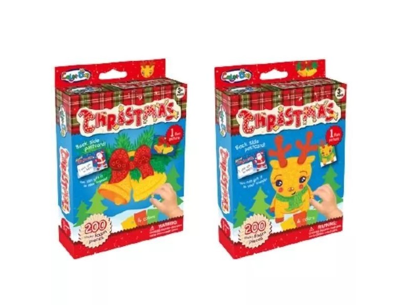 Kreatív karácsonyi kristálymozaik szett – többféle változat