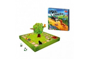 Max a macska társasjáték - doboz és játéktábla