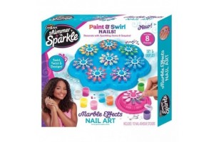 Shimmer & Sparkle márványos körmök manikűr szett