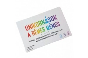 Unikornisok: A rémes ménes — kártyajáték borító