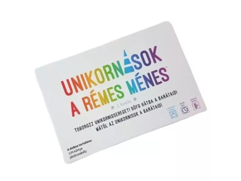Unikornisok: A rémes ménes — kártyajáték borító