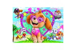 Trefl Mancs őrjárat 100 db glitteres puzzle