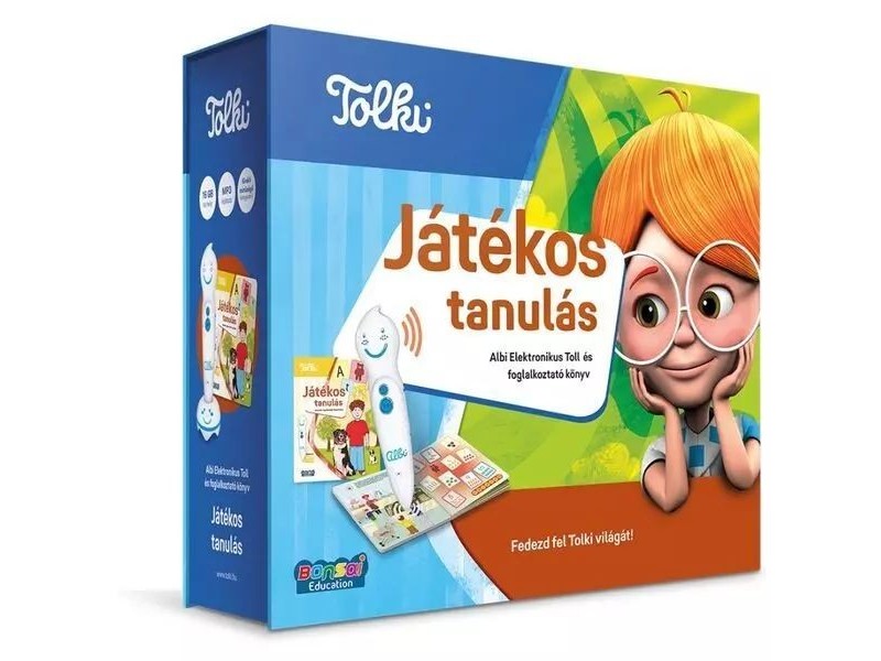 Tolki interaktív könyv és elektronikus toll, 16 GB