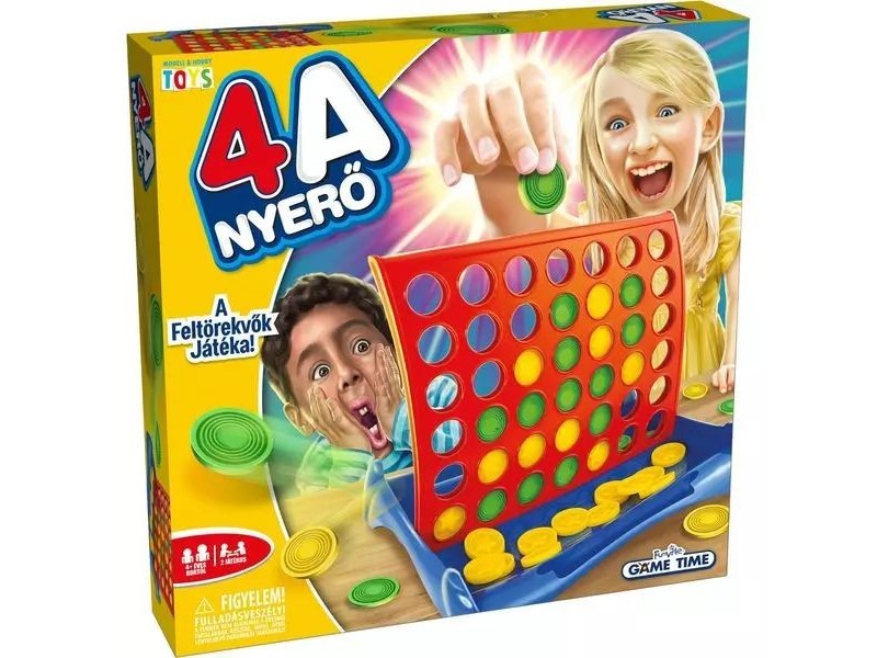 4 A nyerő – sárga és zöld korongok