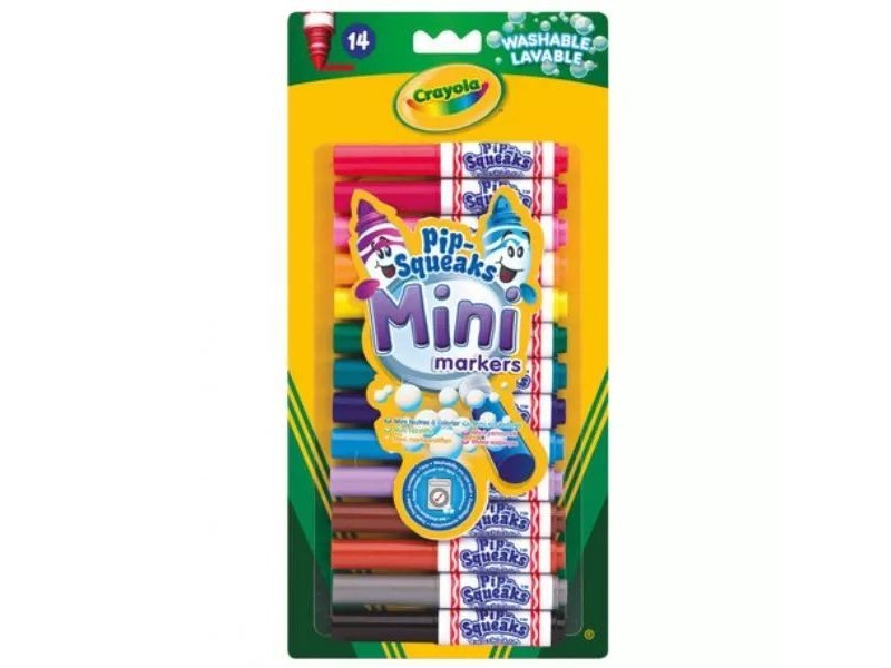 Crayola Pip-Squeaks kimosható filctoll 14 db