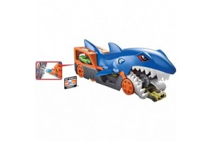 Hot Wheels Autófaló cápa — kisautó szállító