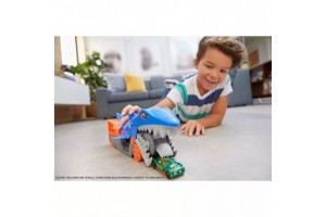 Hot Wheels Autófaló cápa — kisautó szállító