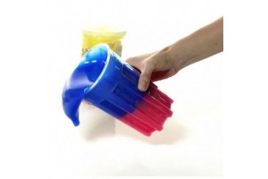 Magic Slime Twist XXL 1000 ml - színes slime