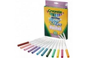 Crayola Super Tips pasztell filctoll szett 12 db