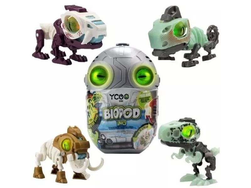 Silverlit Biopod duo — 2 db meglepetés dinoszaurusz kapszula