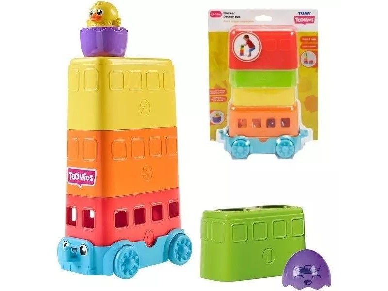 Tomy Toomies kukucska emeletes busz