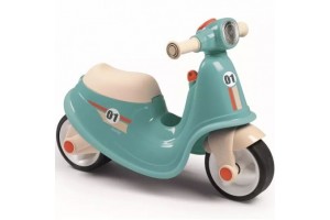Smoby Vespa lábbal hajtós kismotor, kék