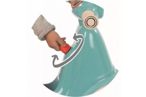Smoby Vespa lábbal hajtós kismotor, kék