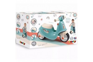 Smoby Vespa lábbal hajtós kismotor, kék