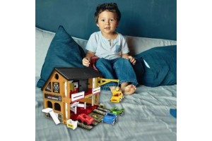 Wader Play House emeletes autószervíz - 3 autó, felvonó