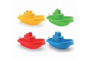 Wader Happy Summer 4 db színes kishajó készlet