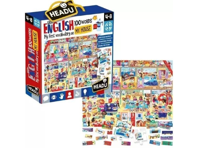 Headu Otthon puzzle - angol szavak