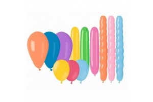 Vegyes színes léggömb szett – 25 db