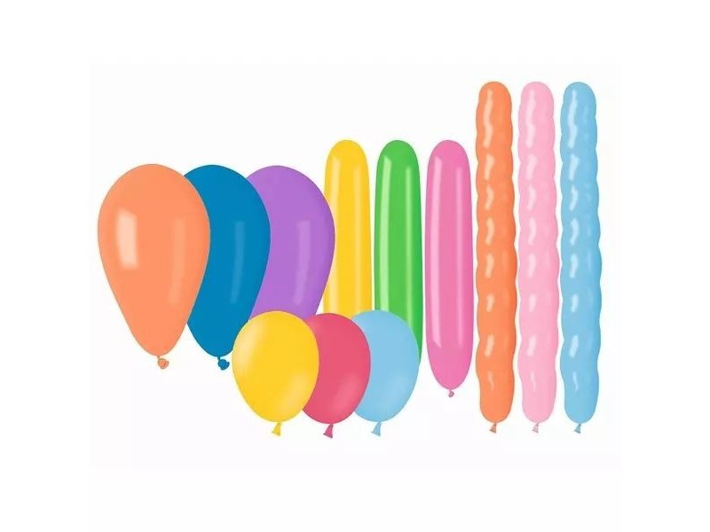 Vegyes színes léggömb szett – 25 db