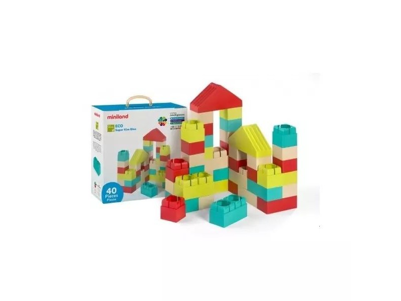 Miniland ECO építő szett - 40 darabos