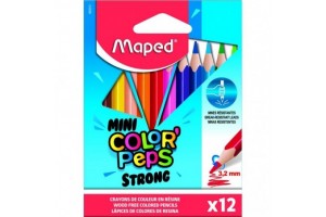 MAPED háromszögletű 12 db színes ceruza, kicsi
