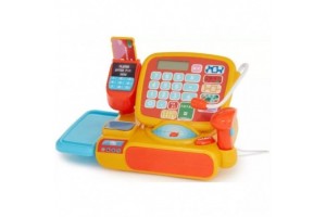 Elektronikus pénztárgép szett mikrofonnal, 30 részes