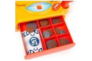 Elektronikus pénztárgép szett mikrofonnal, 30 részes