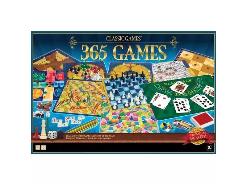Classic Games játékgyűjtemény – 365 játék, 10 kétoldalas tábla