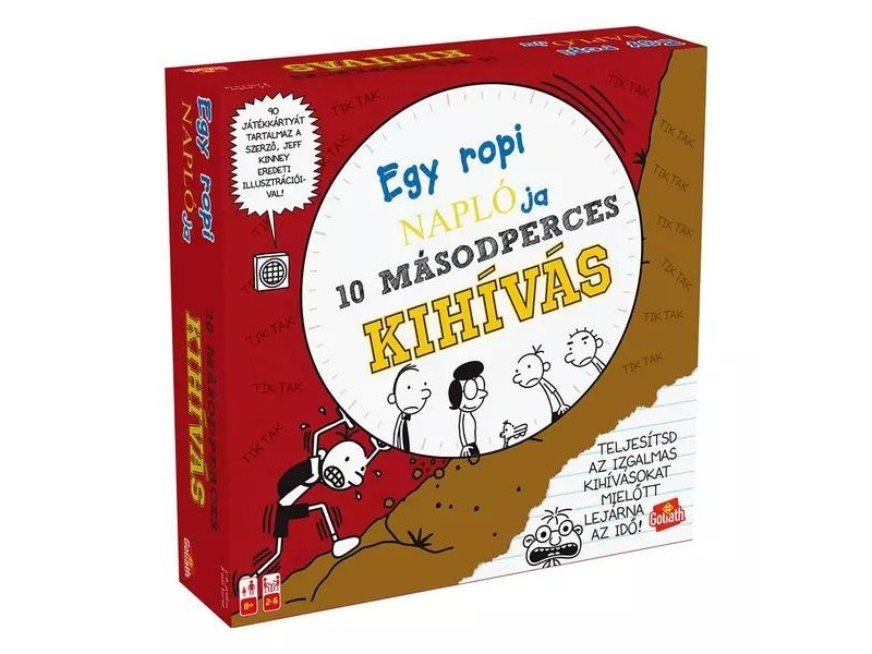 Egy ropi naplója társasjáték doboz - 10 másodperces kihívás