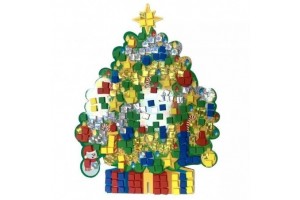 Kreatív karácsonyfa díszítő szett (gyerekeknek)