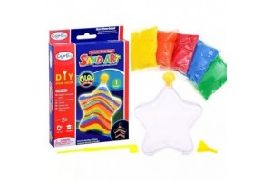 Sötétben világító homokdísz készítő szett