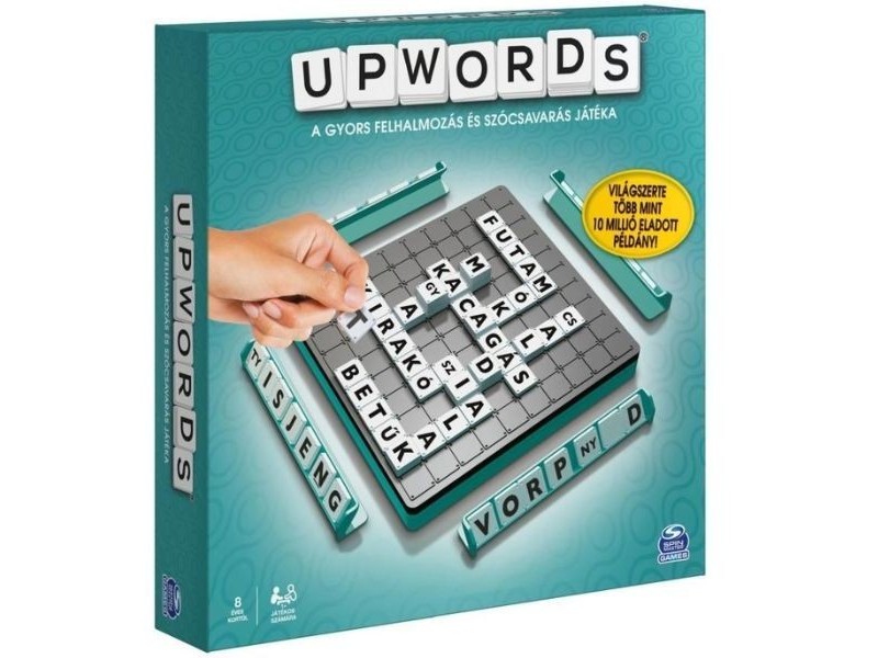 UpWords társasjáték - háromdimenziós szójáték családoknak
