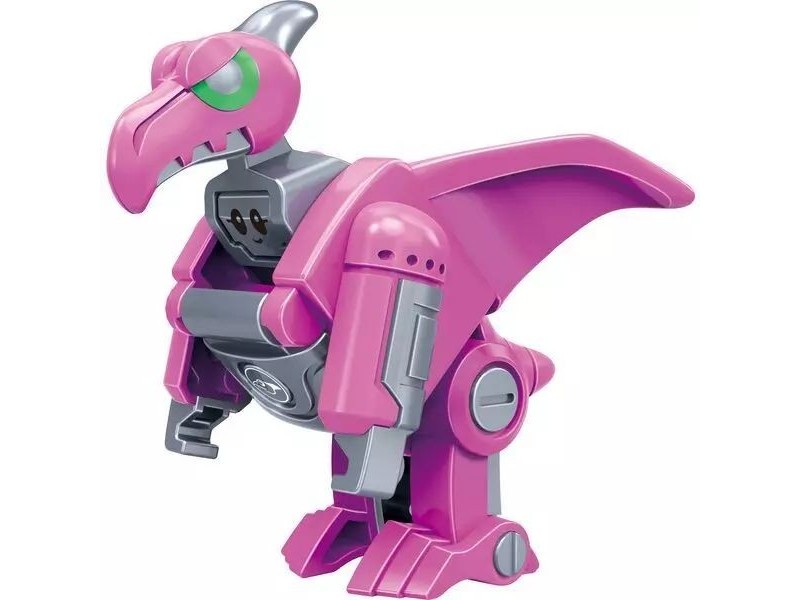 Dínómorfer Pteranodon - átalakítható rózsaszín robot-dínó