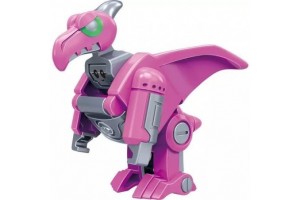 Dínómorfer Pteranodon - átalakítható rózsaszín robot-dínó