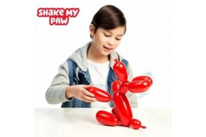 Squeakee interaktív piros lufikutya