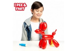 Squeakee interaktív piros lufikutya