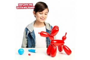 Squeakee interaktív piros lufikutya