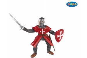 Papo máltai lovag 39926 - piros ruhás figura