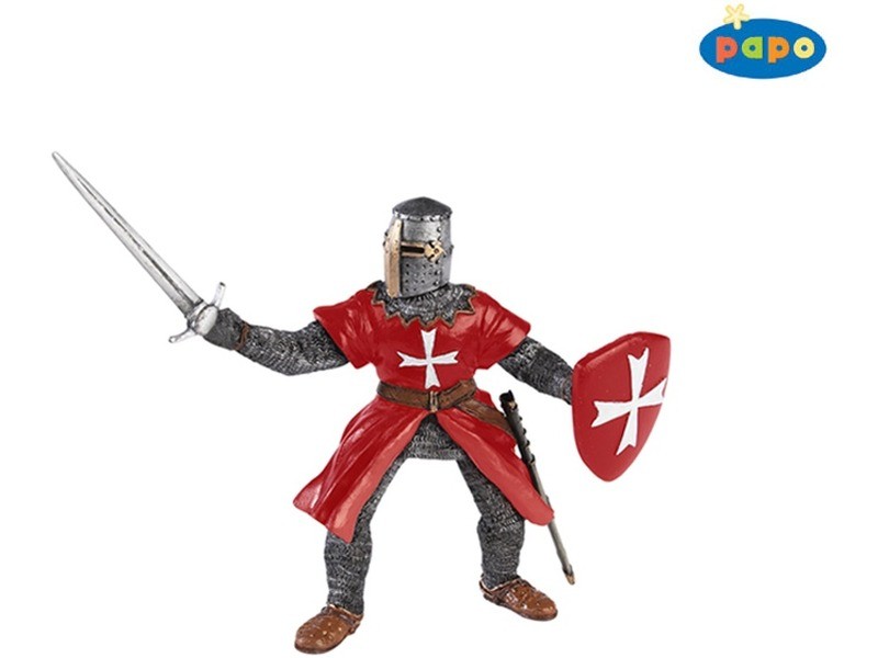 Papo máltai lovag 39926 - piros ruhás figura
